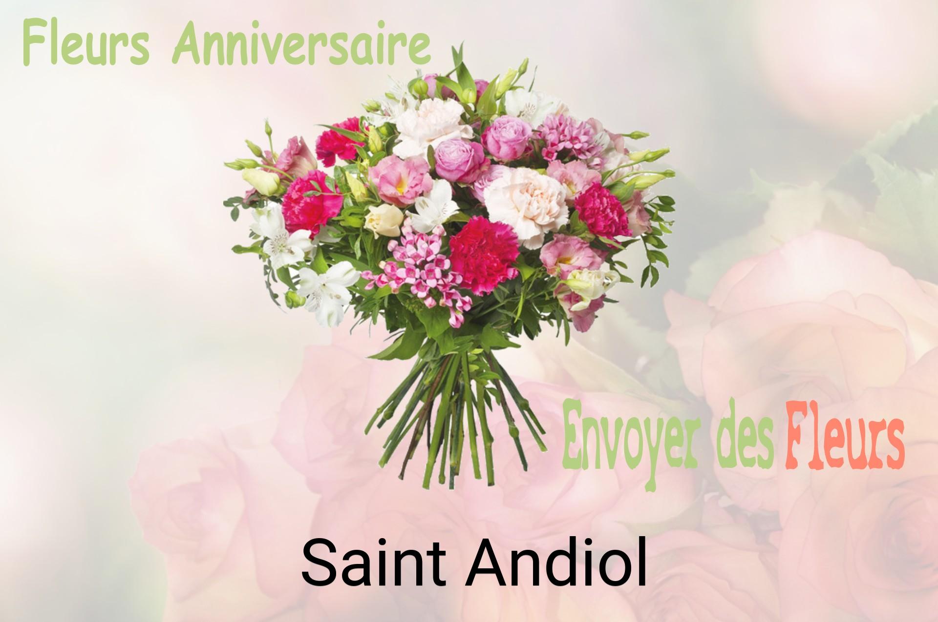 Bouquet de fleurs d’anniversaire livré à Saint-Andiol